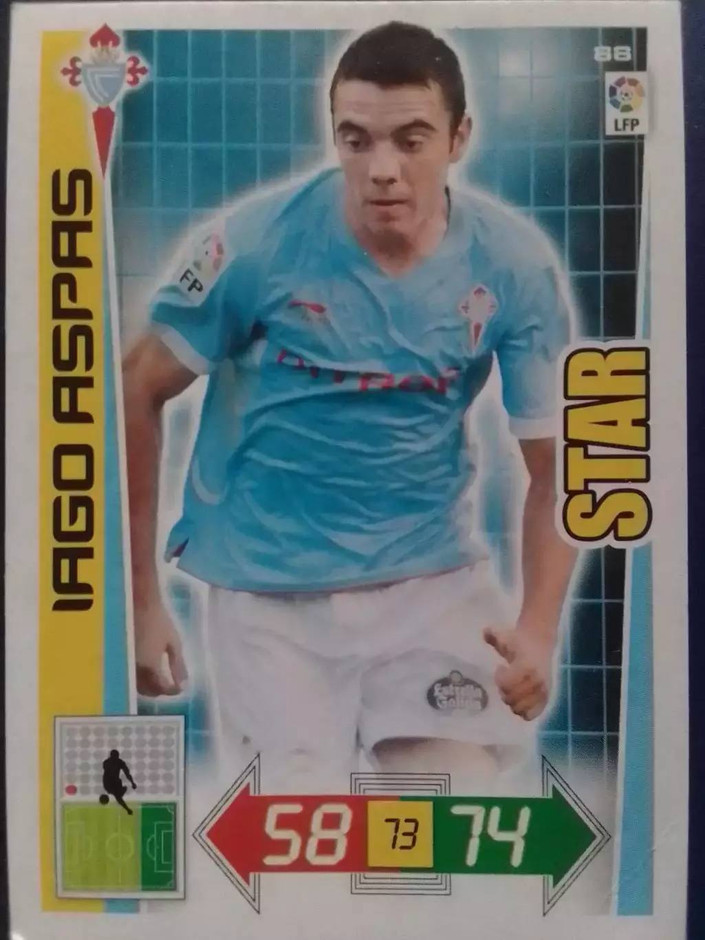 Карточка Iago ASPAS. АСПАС / СЕЛЬТА Іспанія. 2012-13. Оптом скидки до 31%