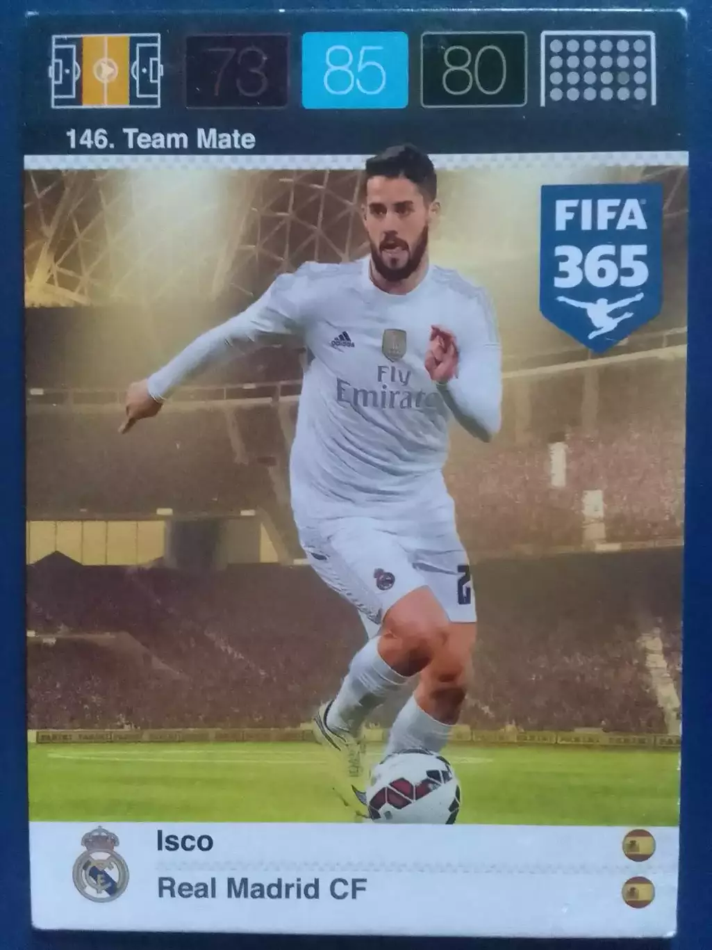 Любая карточка PANINI ISCO. ІСКО REAL Madrid CF Испания -2017 Оптом скидки 31%