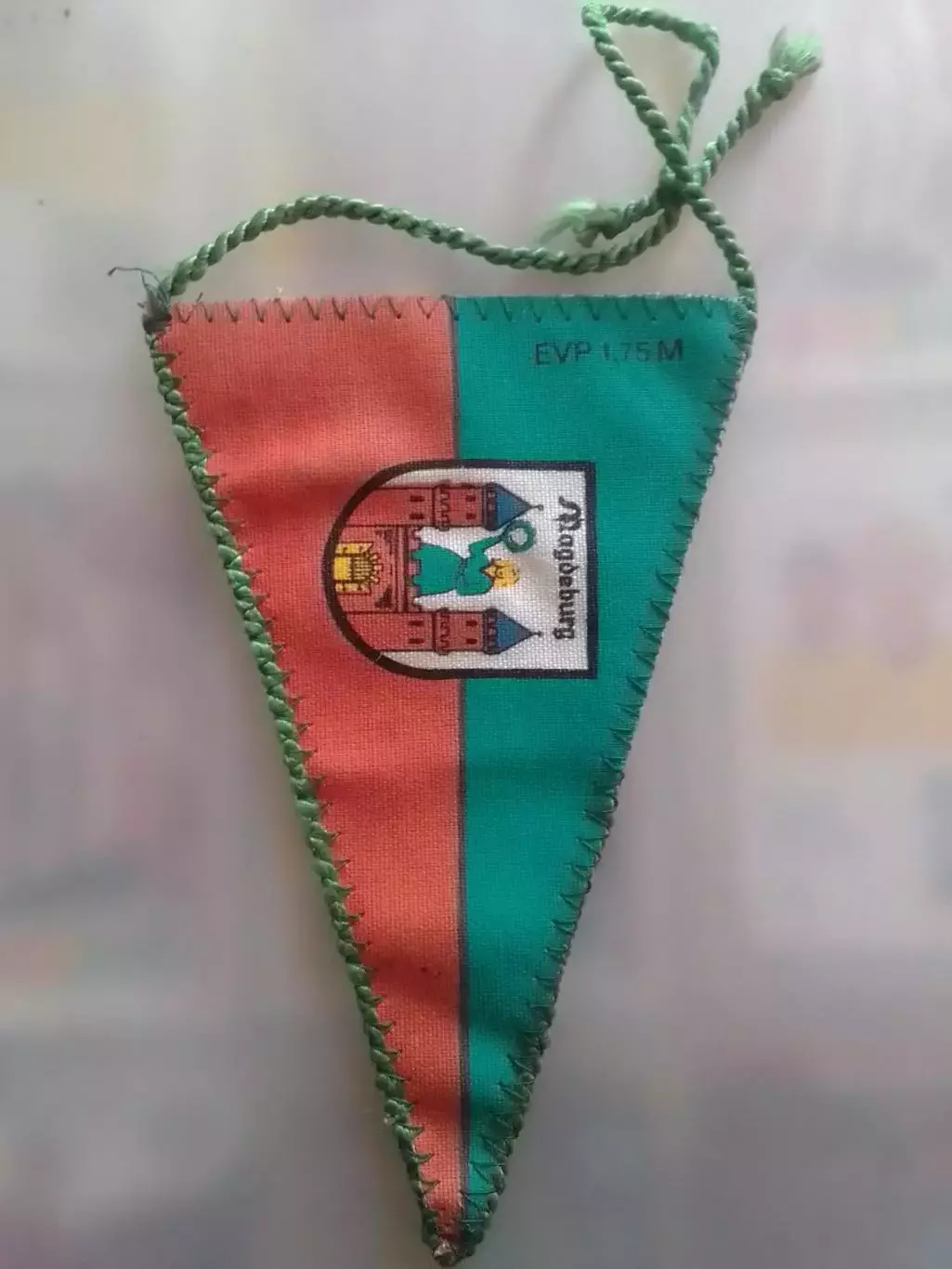 Вымпел двухсторонний- МАГДЕБУРГ. Magdeburg (10 х 14 см). Оптом скидки 31%!