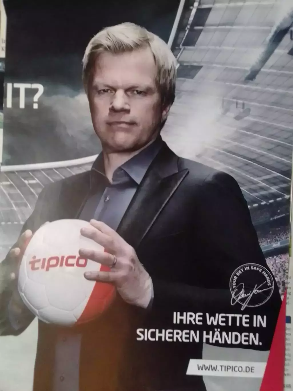 Оливер КАН Сб. Германии (22 Х 30 см.) Оптом скидки до 30%!