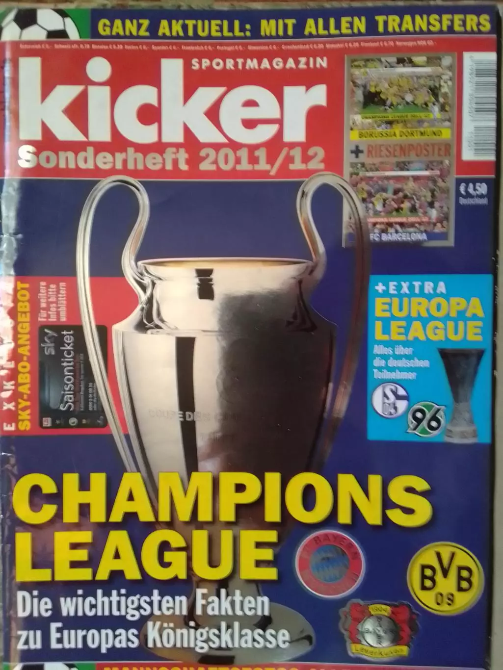 Обложка журнала KICKER 2011/12. Оптом cкидки до 30%!