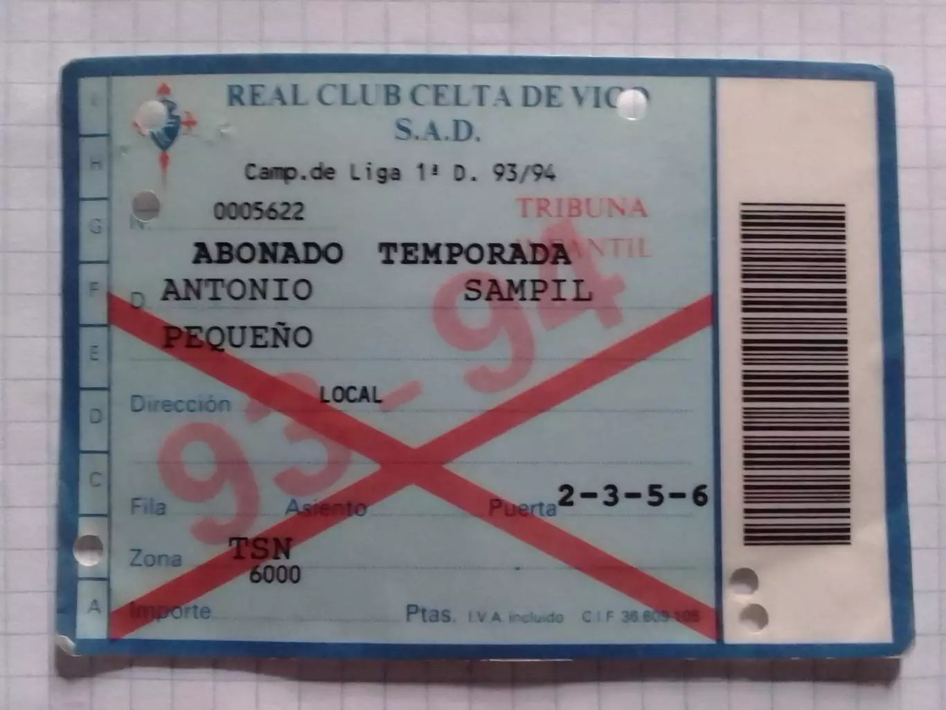 Купон-абонемент REAL Celta De Vigo. РЕАЛ Сельта. Испания. Оптом скидки до 30% cт