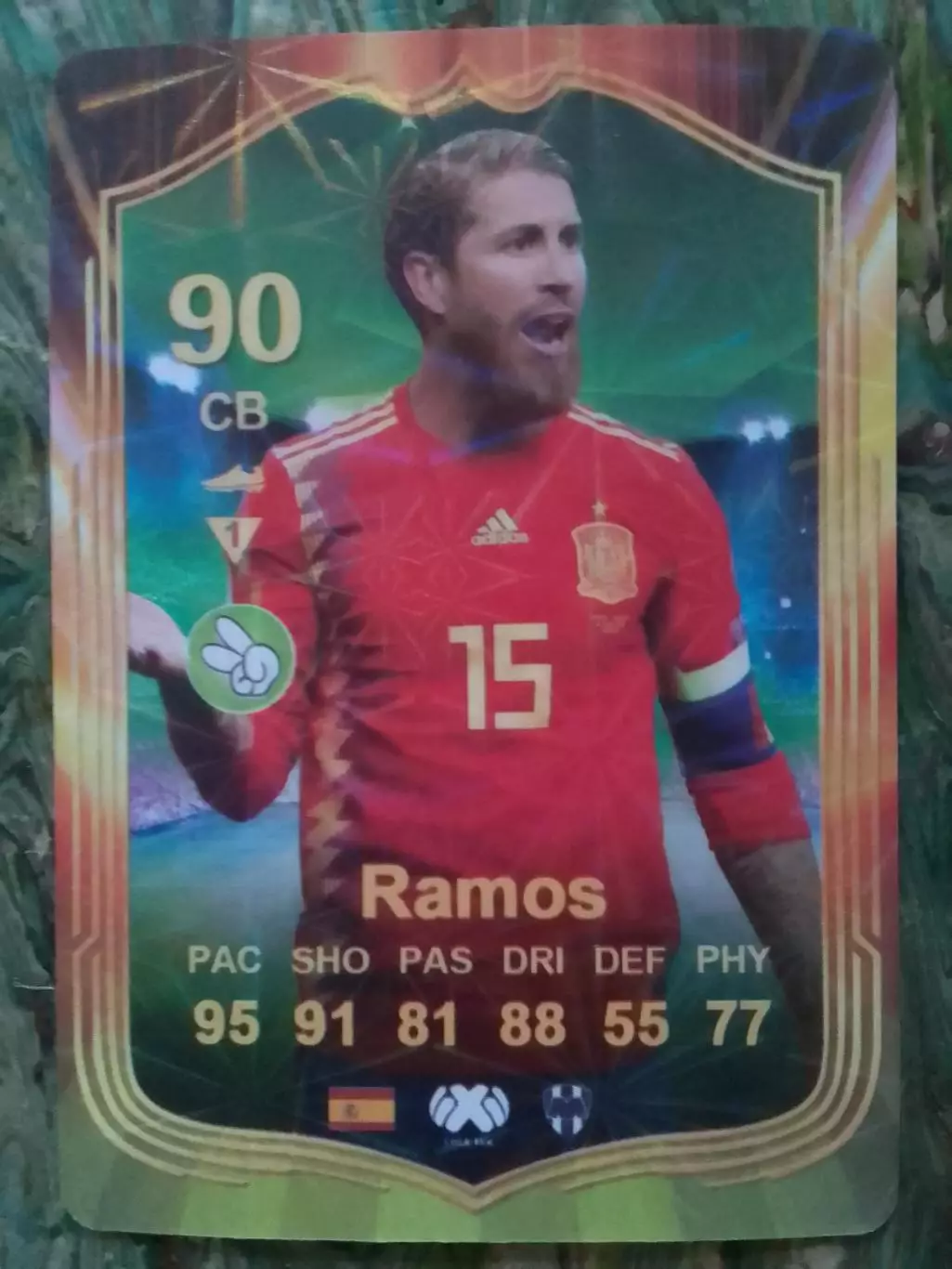 Карточка NeW - RAMOS. Серхио РАМОС - Испания 2025. Оптом скидки до 30%!