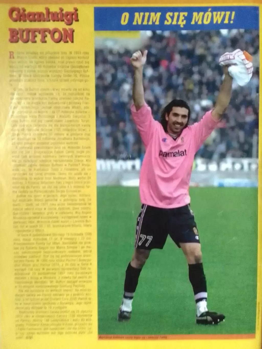 Pilka Nozna №28.2001 (Польша.) постер - Буффон. Оптом скидки до 35% 2
