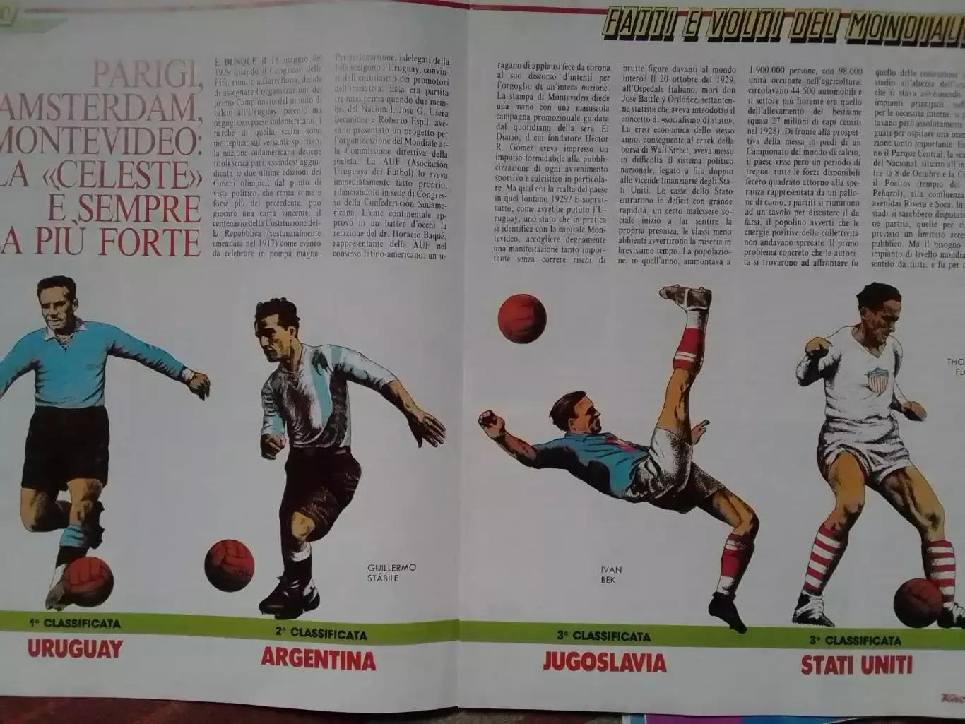 LA STORIA DEI MONDIALI. ЧЕМПИОНАТ МИРА 1930 Уругвай. Раритет. Оптом скидки 30%! 1