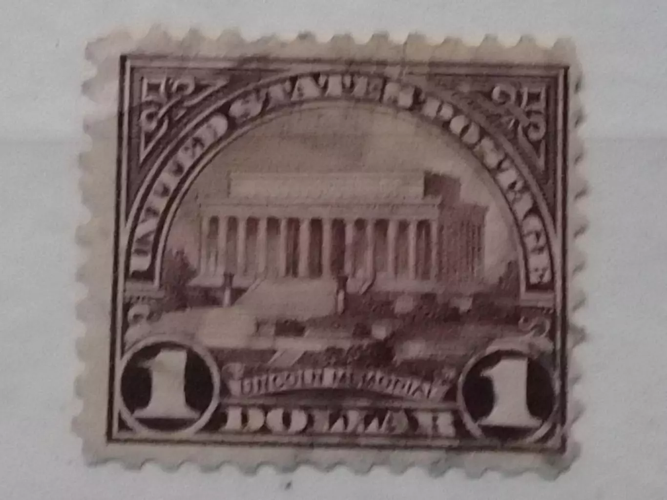 US Postage.1923 г.№481.Мемориал Линкольна-1$. США. Оптом скидки до 49%!