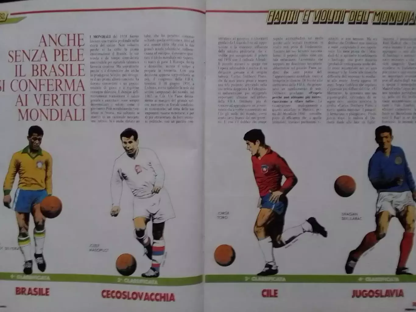 LA STORIA DEI MONDIALI. ЧЕМПИОНАТ МИРА 1962 Чили. Раритет. Оптом скидки 30%! 1