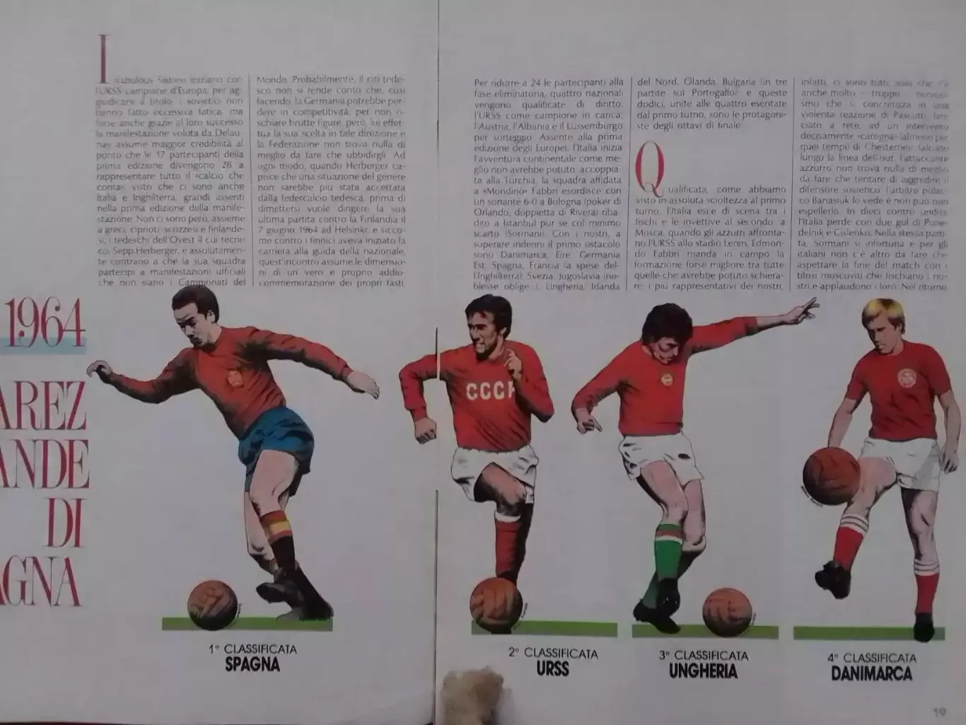 LA STORIA ЧЕМПИОНАТ ЕВРОПИ 1964! без заднего постера. Раритет. Оптом скидки 30%! 1