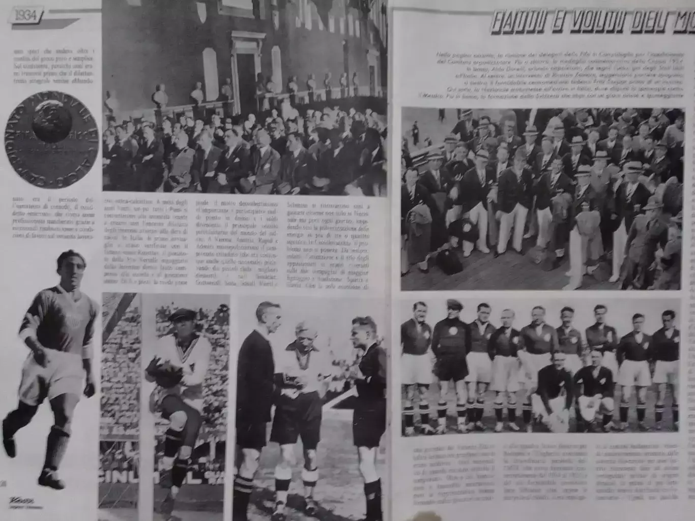LA STORIA DEI MONDIALI. ЧЕМПИОНАТ МИРА 1934 Италия. Раритет. Оптом скидки 30%! 2