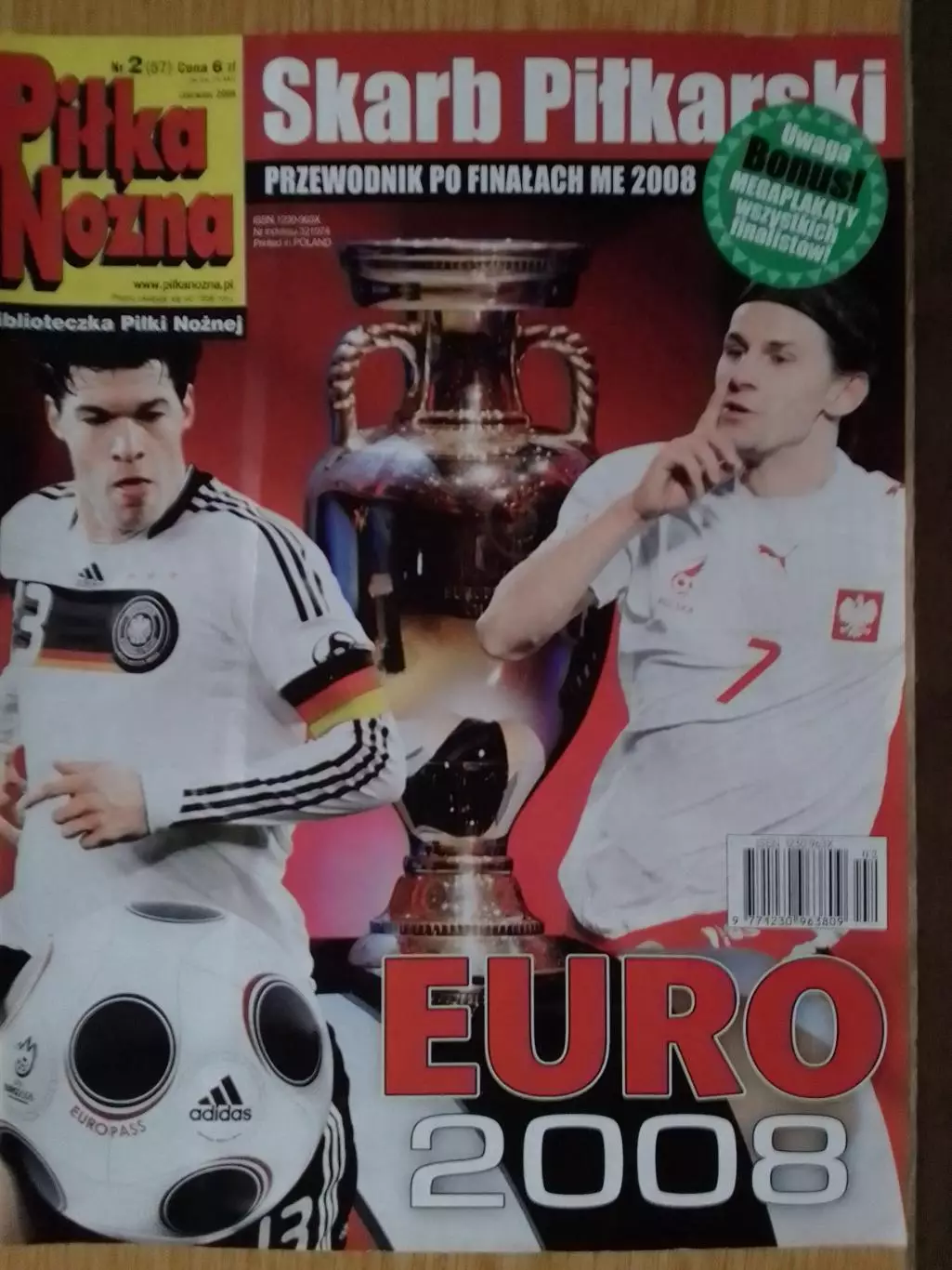 Pilka Nozna № 2.2008 (Польша.) Skarb Pilkarski. ЕВРО 2008. Оптом скидки до 30%