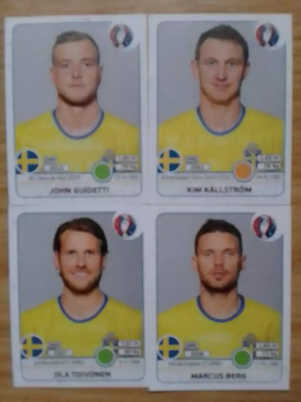 Наклейка Паннини. John GUIDETTI. Швеція. Сельта. EURO 2016. Оптом скидки 30%
