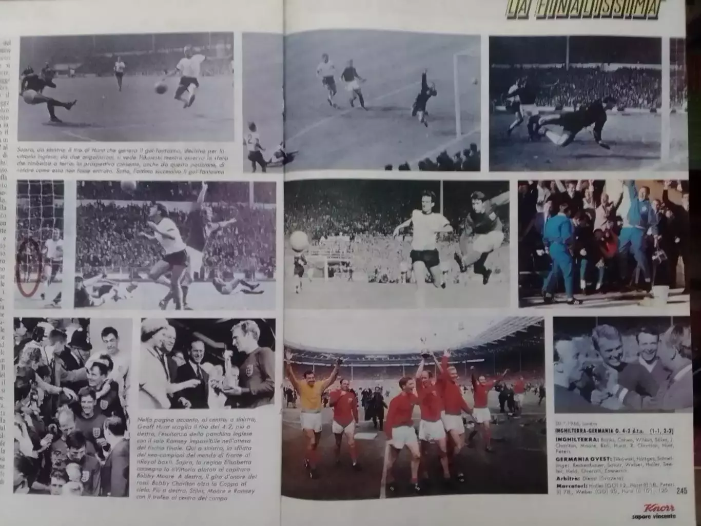 LA STORIA DEI MONDIALI. ЧЕМПИОНАТ МИРА 1966 Англия. Раритет. Оптом скидки 30%! 4