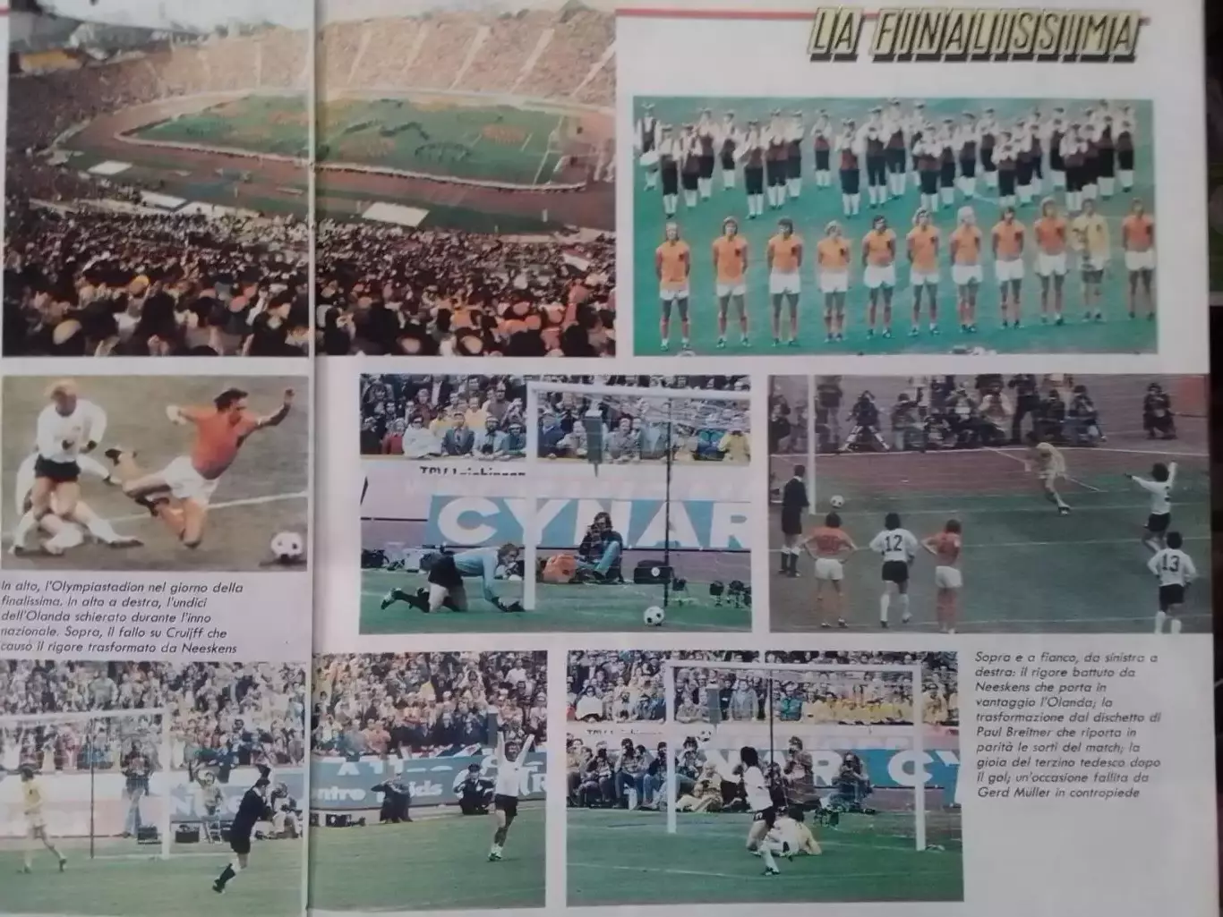 LA STORIA DEI MONDIALI. ЧЕМПИОНАТ МИРА 1974 Германия. Раритет. Оптом скидки 30%! 3