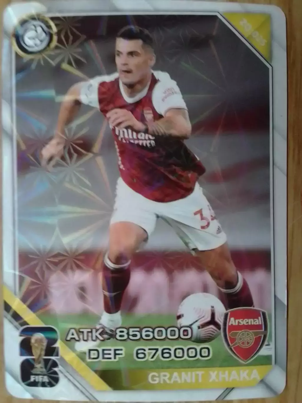 Карточка FIFA 26 - Granit XHAKA. Гранит ХАКА. Ливерпуль. Оптом скидки 30%