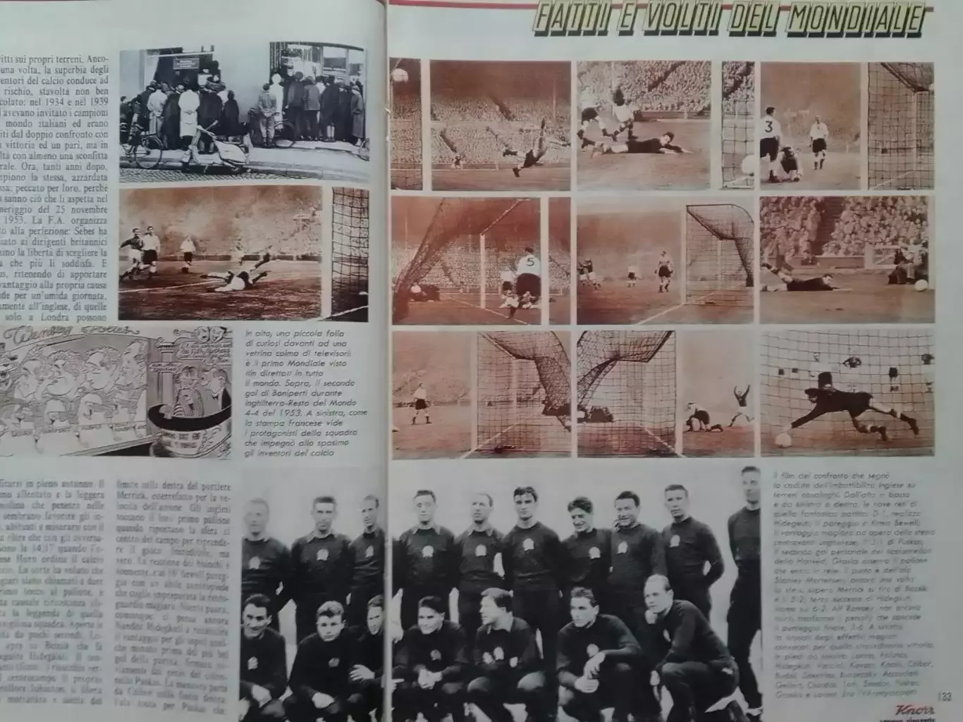 LA STORIA DEI MONDIALI. ЧЕМПИОНАТ МИРА 1954 Швейцария Раритет. Оптом скидки 30%! 2