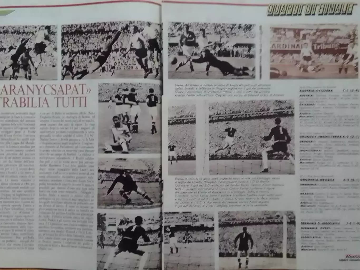 LA STORIA DEI MONDIALI. ЧЕМПИОНАТ МИРА 1954 Швейцария Раритет. Оптом скидки 30%! 4