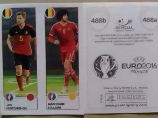 ПанниниEURO 2016 Jan VERTONGHEN, M FELLAINI Бельгия. Оптом скидки до 30%