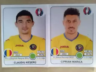 Наклейка Паннини. Claudio KESERU Румунія. Лудогорец. EURO 2016. Оптом скидки 30%