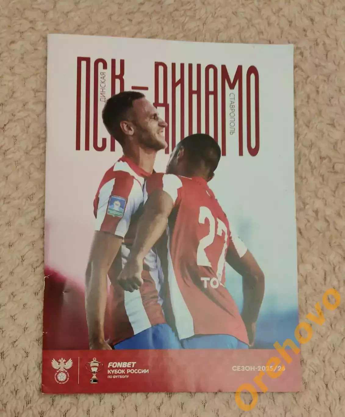 Кубок России ПСК Динская - Динамо Ставрополь сезон 2025/26