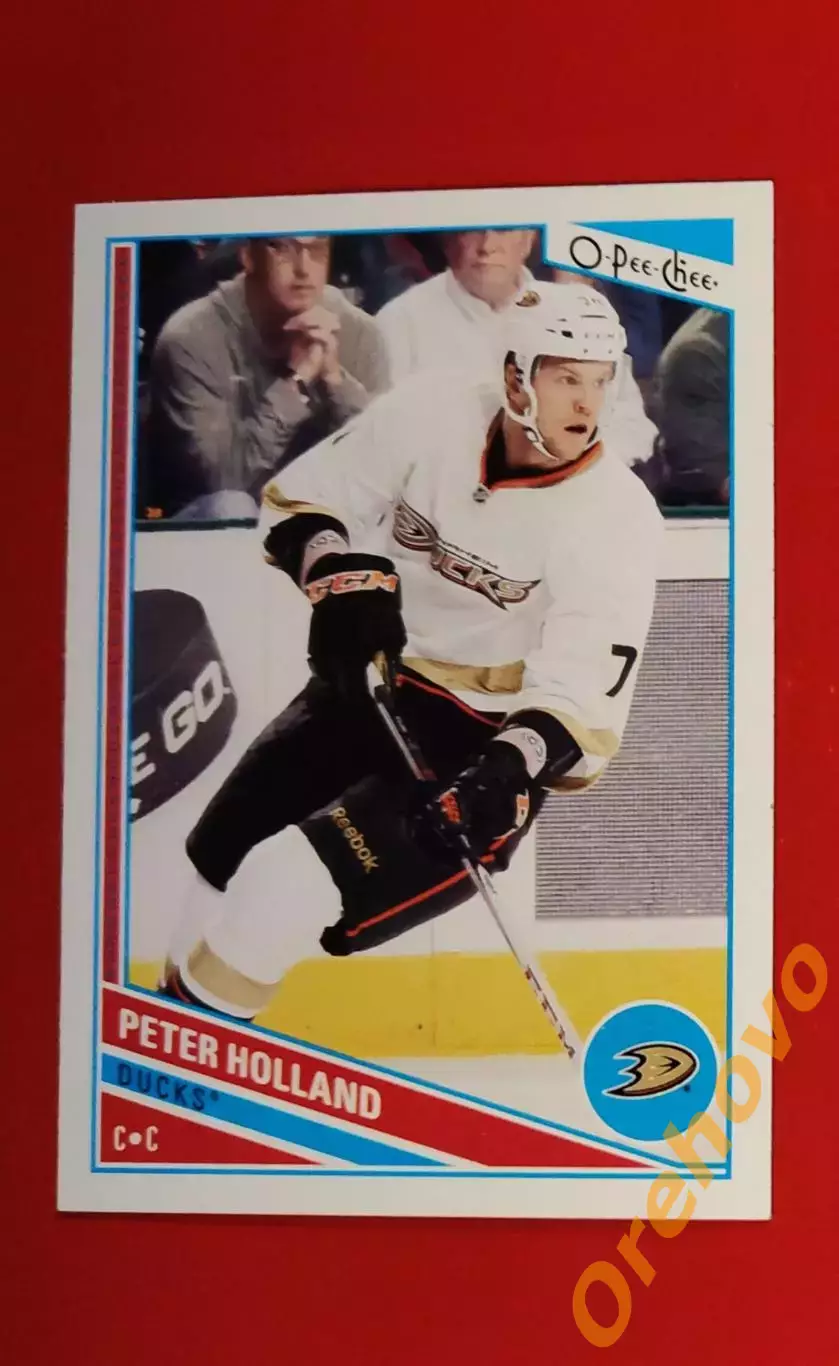 PETER HOLLAND № 37 Анахайм 2013-14 o-pee-chee