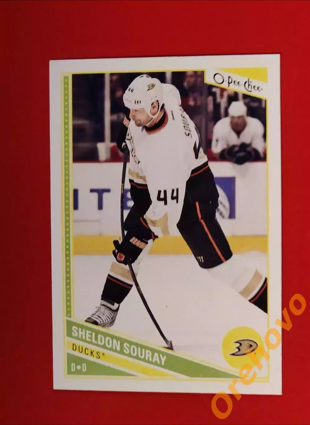 SHELDON SOURAY № 128 Анахайм 2013-14 o-pee-chee