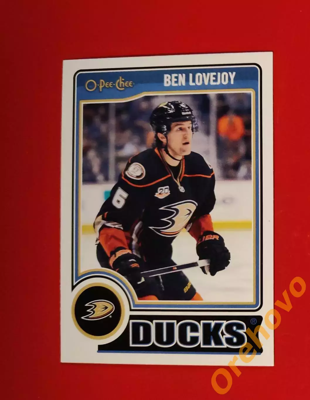 BEN LOVEJOY № 137 Анахайм 2014-15 o-pee-chee