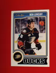 BEN LOVEJOY № 137 Анахайм 2014-15 o-pee-chee