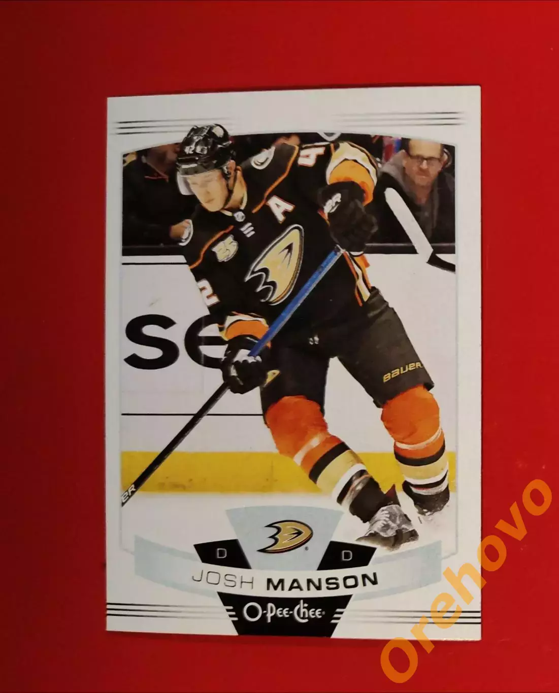 JOSH MANSON № 185 Анахайм 2019-20 o-pee-chee