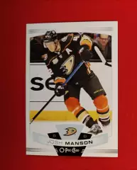 JOSH MANSON № 185 Анахайм 2019-20 o-pee-chee