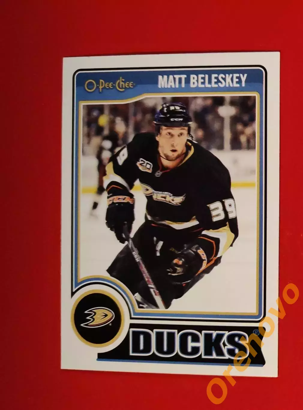 MATT BELESKEY № 168 Анахайм 2014-15 o-pee-chee