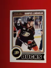 HAMPUS LINDHOLM № 296 Анахайм 2014-15 o-pee-chee
