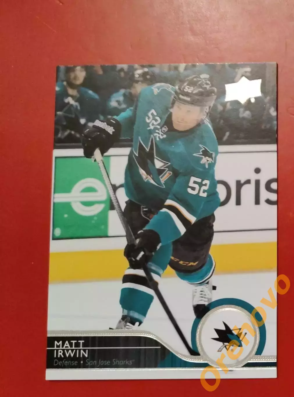 MATT IRWIN № 159 Сан-Хосе upper deck 2014-15