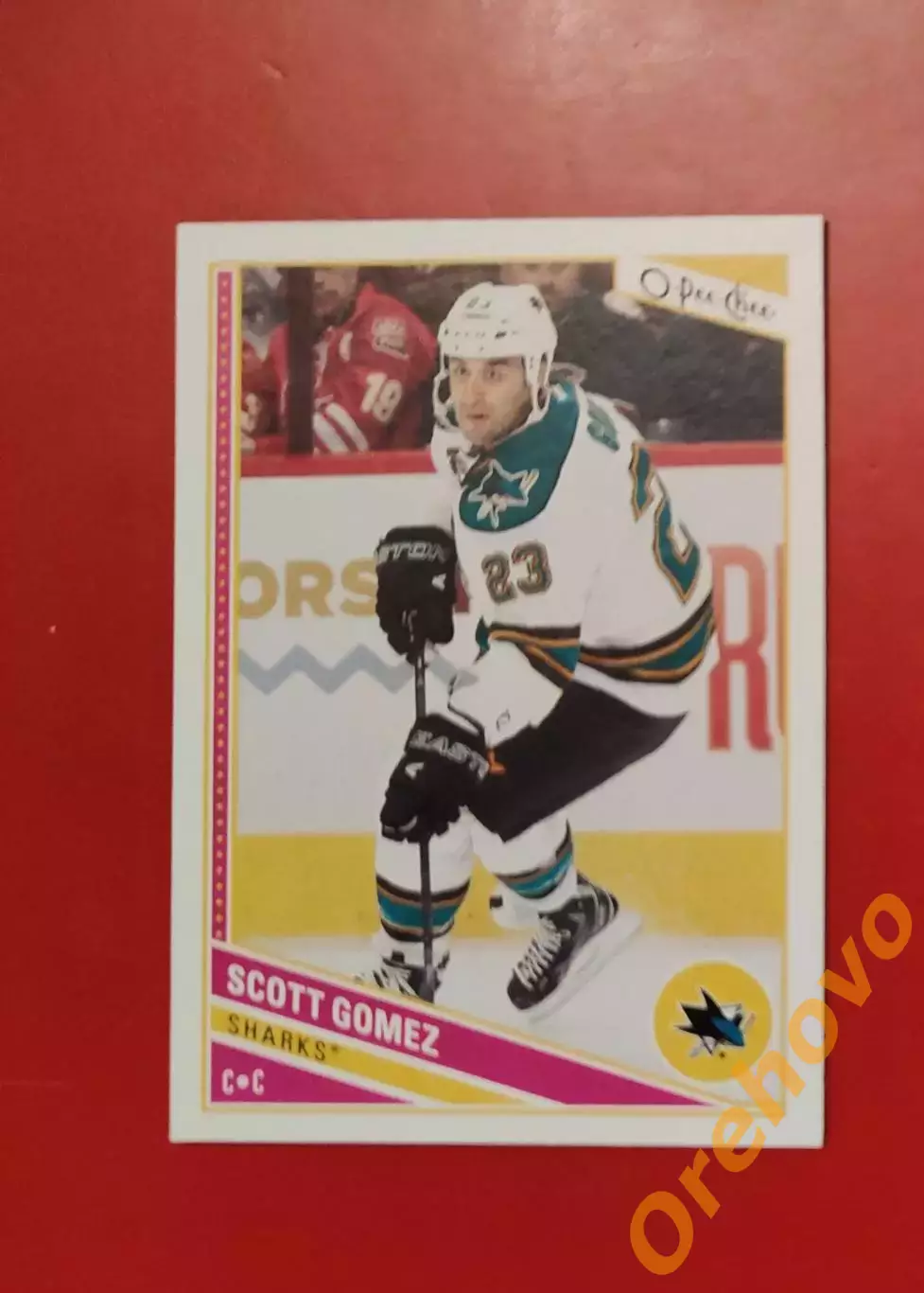 SCOTT GOMEZ No 245 Сан-Хосе 2013-14 o-pee-chee