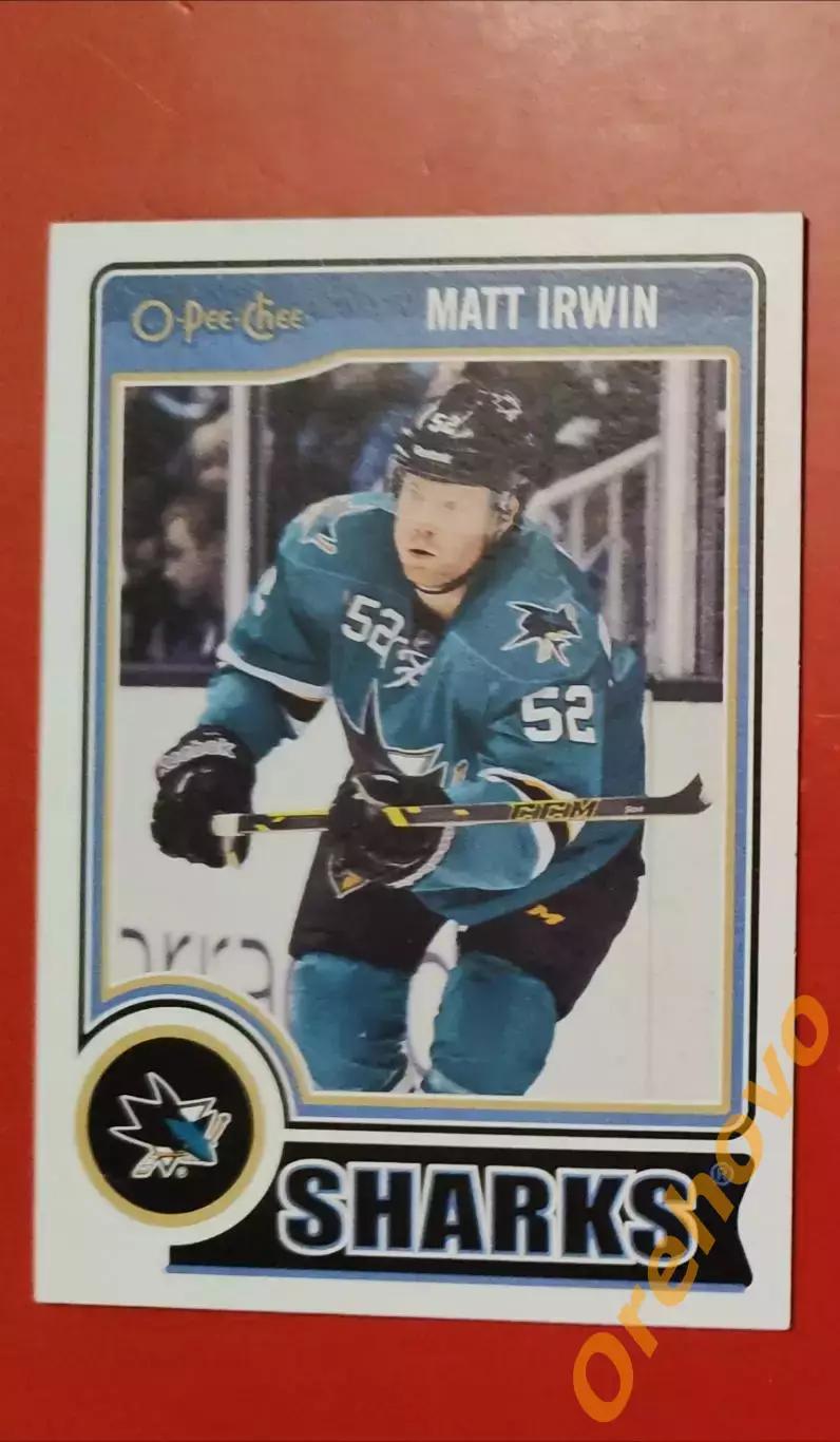 MATT IRWIN No 105 Сан-Хосе 2014-15 o-pee-chee