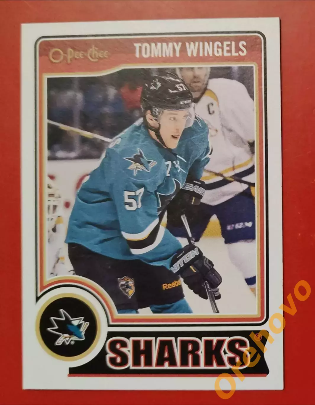 TOMMY WINGELS No 74 Сан-Хосе 2014-15 o-pee-chee