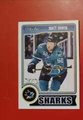 MATT IRWIN No 105 Сан-Хосе 2014-15 o-pee-chee