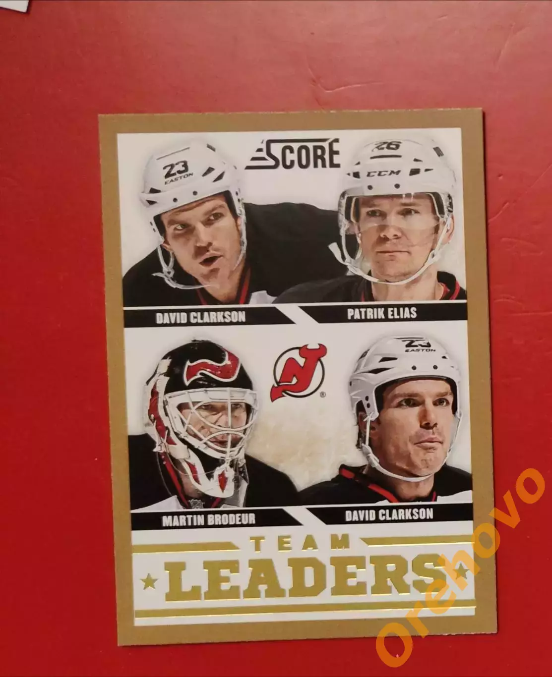 CLARKSON ELIAS BRODEUR No 567 Нью-Джерси 2013-14 panini