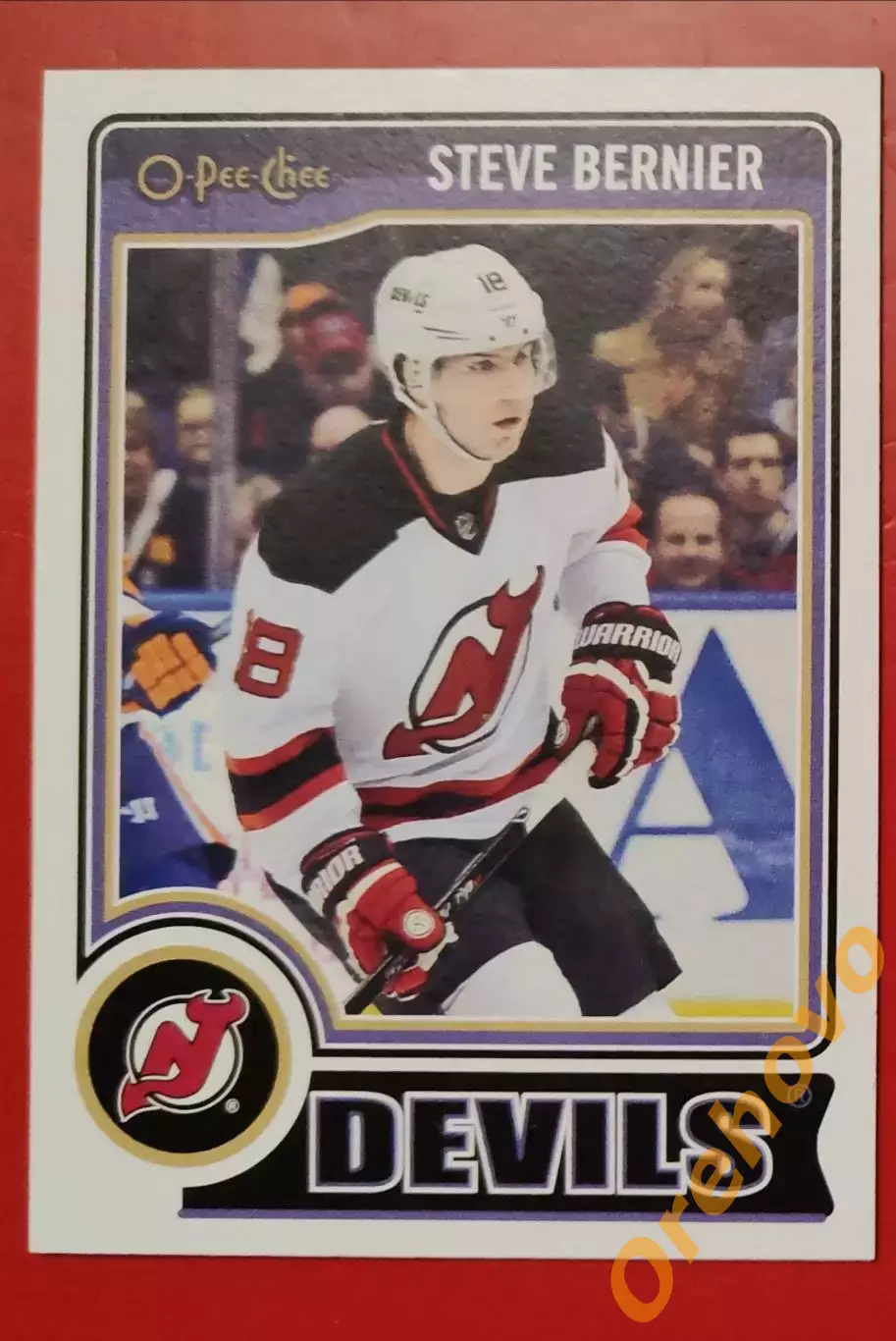 STEVE BERNIER No 440 Нью-Джерси 2014-15 o-pee-chee