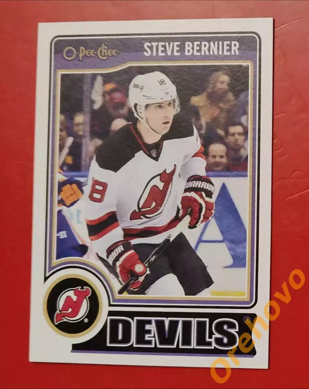 STEVE BERNIER No 440 Нью-Джерси 2014-15 o-pee-chee