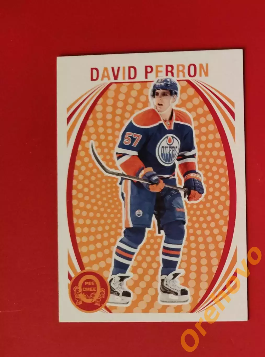 DAVID PERRON No 605 Эдмонтон 2013-14 O-PEE-CHEE