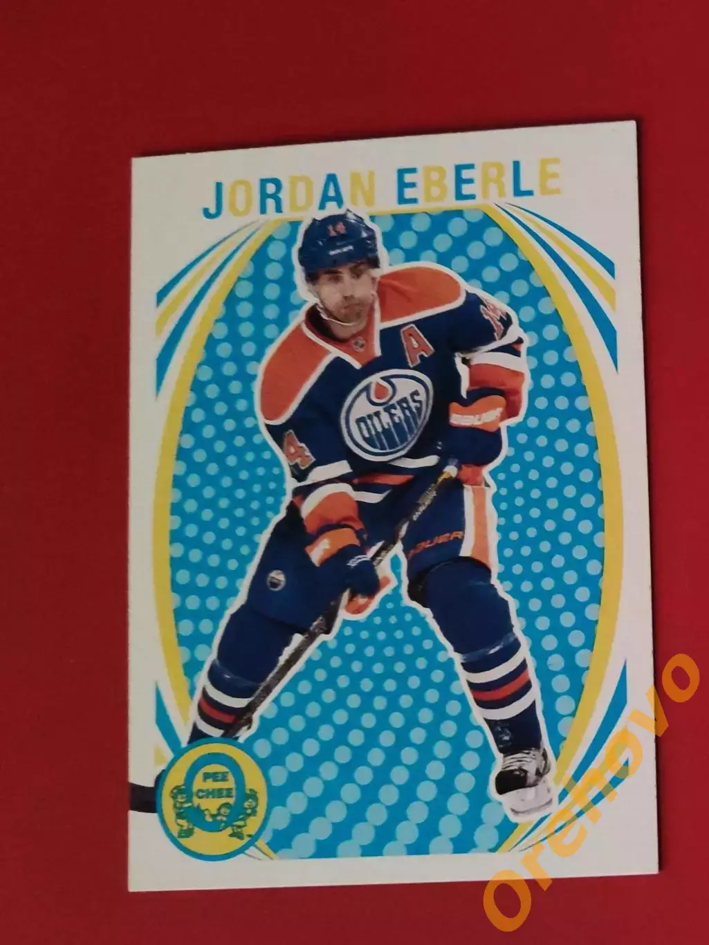 JORDAN EBERLE No 24 Эдмонтон 2013-14 O-PEE-CHEE