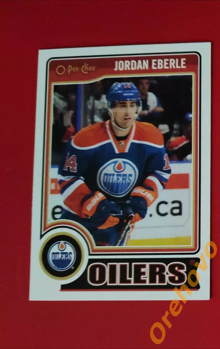 JORDAN EBERLE No 58 Эдмонтон 2014-15 O-PEE-CHEE
