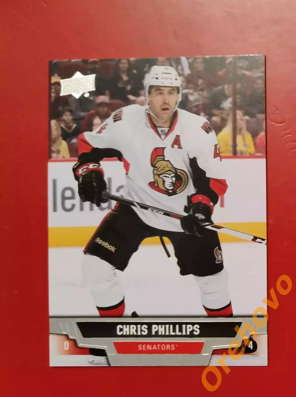 CHRIS PHILLIPS No 404 Оттава 2013-14 upper-deck