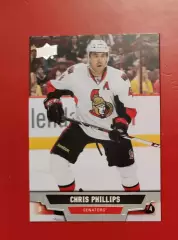 CHRIS PHILLIPS No 404 Оттава 2013-14 upper-deck