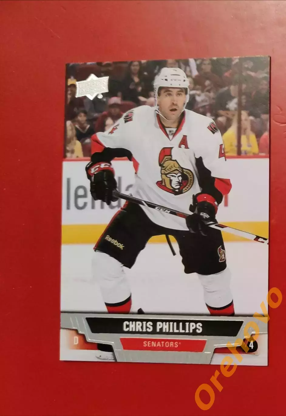 CHRIS PHILLIPS No 404 Оттава 2013-14 upper-deck