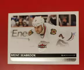 BRENT SEABROOK No 32 Чикаго FLEER