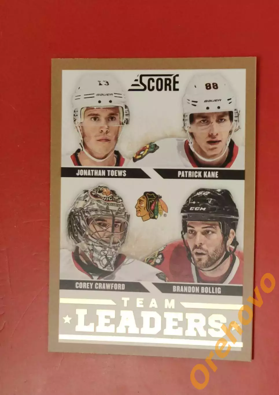 TOEWS KANE BOLLIG CRAWFORD No 556 Чикаго 2013-14 panini