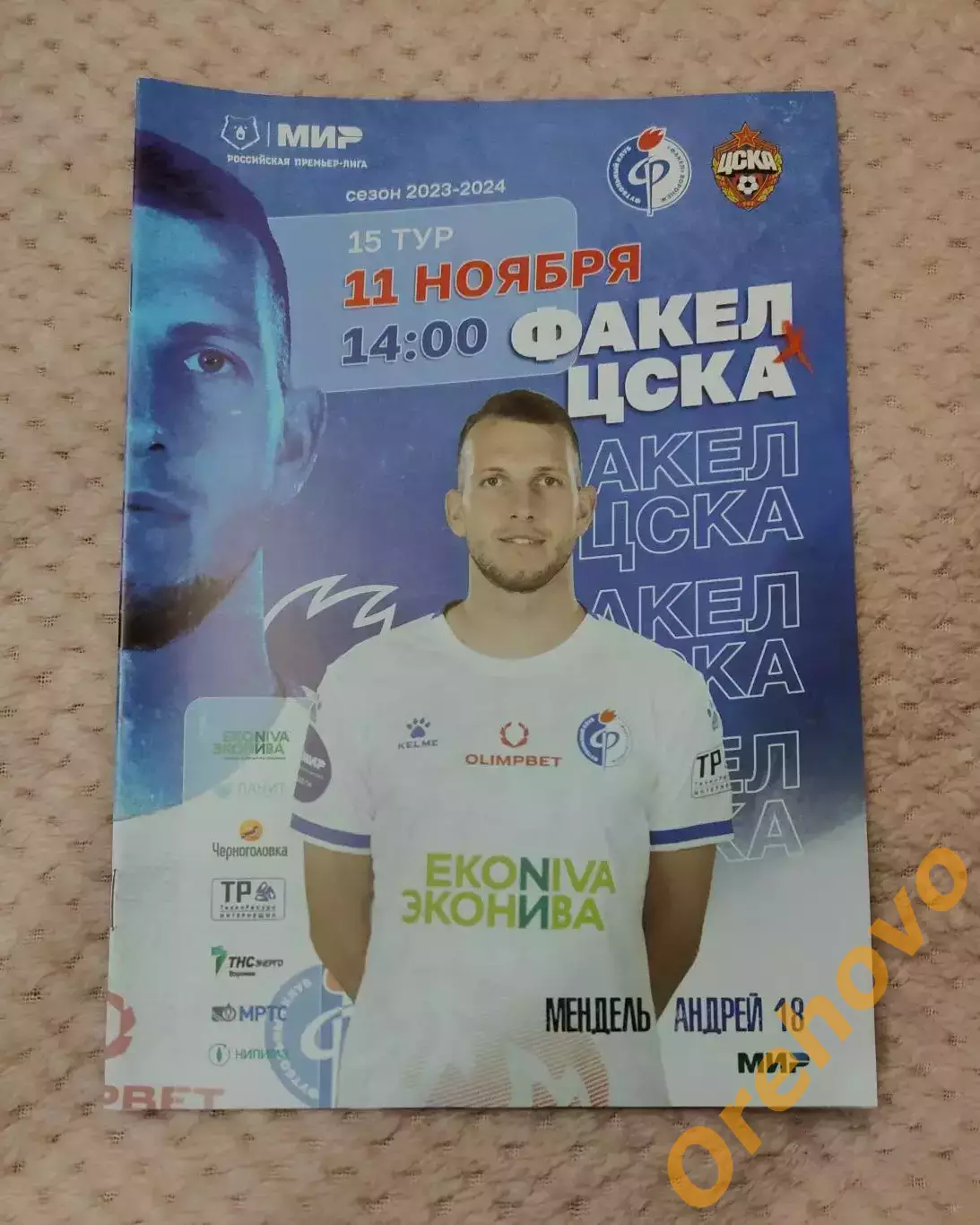Факел Воронеж. -ЦСКА Москва 11.11.2023