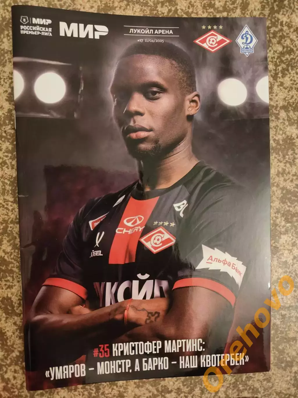 Спартак Москва – Динамо Махачкала 11.04.2025