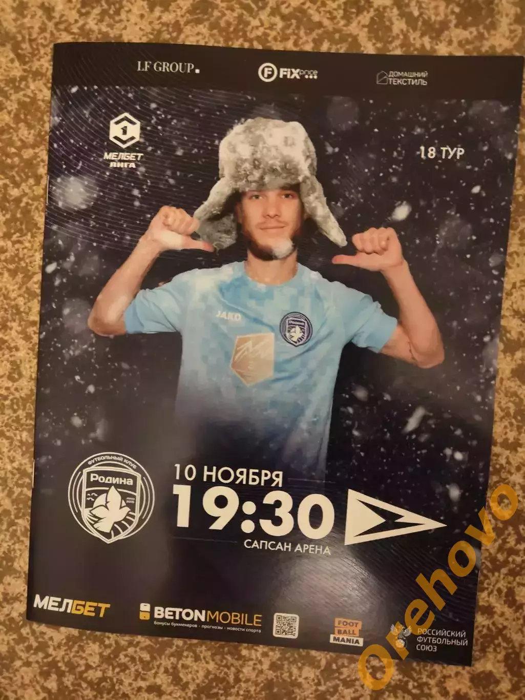 Родина Москва - Чайка Песчанокопское 10.11.2024